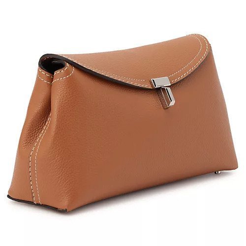 【トーテム/TOTEME】のT-Lock grained-leather clutch 人気、トレンドファッション・服の通販 founy(ファニー) 　ファッション　Fashion　レディースファッション　Fashion for Women　バッグ　Bags　2025年　2025　2025-2026秋冬・A/W　Autumn/Winter 2025–26 AW25–26　クラッチ　Clutch, Clutch Bag　シルバー　Silver, Metallic Silver　ツイスト　Tweed, Tweed Fabric　フラップ　Flap, Flap Pocket　リュクス　Luxury, Elegant, High-End, Chic　other-2|ID: prp329100004594323 ipo3291000000034366725