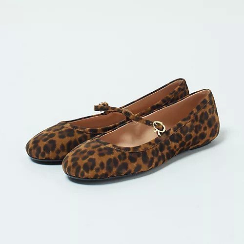 【ジャンビト ロッシ/GIANVITO ROSSI】のレオパードメリージェーンシューズ インテリア・キッズ・メンズ・レディースファッション・服の通販 founy(ファニー) 　ファッション　Fashion　レディースファッション　Ladies' Fashion Online　イタリア　Italy　シューズ　Shoes　スエード　Suede　ハンド　Hand　バレエ　Ballet　フラット　Flat　モダン　Modern　ラップ　Wrap　リボン　Ribbon　レオパード　Leopard　レオパード|ID: prp329100004594336 ipo3291000000032635781