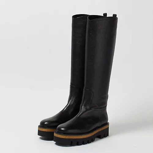 【サルトル/SARTORE】のラバーソールロングブーツ インテリア・キッズ・メンズ・レディースファッション・服の通販 founy(ファニー) 　ファッション　Fashion　レディースファッション　Fashion for Women　バランス　Balance, Style Balance　ロング　Long, Long-Length　エレガント 上品　Elegant　定番　Standard, Basic Item　A/W・秋冬　Autumn/Winter　ブラック|ID: prp329100004594345 ipo3291000000032635975