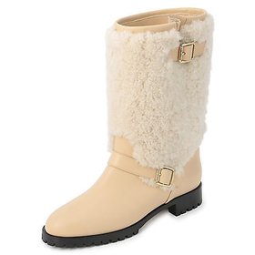 【ネブローニ/NEBULONI E】のボアミドルブーツ 人気、トレンドファッション・服の通販 founy(ファニー) ファッション Fashion レディースファッション Fashion for Women フェミニン Feminine, Girly ムートン Shearling, Mouton メンズ Men's, Menswear |ID:prp329100004594348