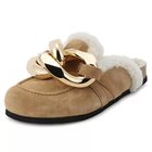 【J.W.アンダーソン/J.W ANDERSON】のChain ボアスリッパ BEIGE|ID: prp329100004594364 ipo3291000000032636233