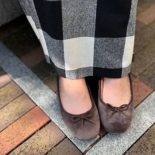 【オキティ/O'KYTI】のボアバレエシューズ 人気、トレンドファッション・服の通販 founy(ファニー) 　ファッション　Fashion　レディースファッション　Ladies' Fashion Online　インソール　Insole　クッション　Cushion　シューズ　Shoes　バレエ　Ballet　ベルベット　Velvet　別注　Special Order　other-2|ID: prp329100004594370 ipo3291000000032636375