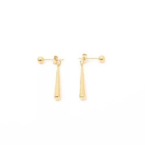 【ノーリーズ/NOLLEY'S】の【ANNA SOTTILOTTA/アンナソッティロッタ】Pendanes DROPゴールドピアス 人気、トレンドファッション・服の通販 founy(ファニー) 　ファッション　Fashion　レディースファッション　Fashion for Women　シルバー　Silver, Metallic Silver　ジュエリー　Jewelry, Accessories　スリム　Slim, Slim Fit　ドロップ　Drop Shoulder, Dropped Style　ネックレス　Necklace, Pendant Necklace　フェミニン　Feminine, Girly　フォルム　Silhouette, Form　フランス　France, French　モチーフ　Motif, Design Theme　エレガント 上品　Elegant　other-2|ID: prp329100004594433 ipo3291000000034989135