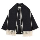 【トーテム/TOTEME】のEmbroidered scarf jacket 人気、トレンドファッション・服の通販 founy(ファニー) ファッション Fashion レディースファッション Ladies' Fashion Online アウター Coat Outerwear ジャケット Jackets 2025年 2025 2025-2026秋冬・A/W Aw/Autumn/Winter/Fw/Fall/2025-2026 ジャケット Jacket ボックス Box マフラー Scarf メルトン Melton thumbnail DARK GREY MELANGE|ID: prp329100004594482 ipo3291000000032638722
