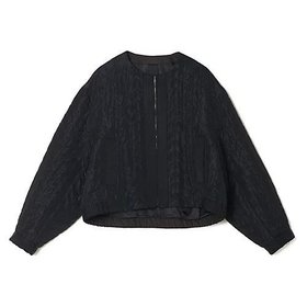 【ドメル/DOMELLE】 キルトジャカードブルゾン人気、トレンドファッション・服の通販 founy(ファニー) ファッション Fashion レディースファッション Fashion for Women アウター Coat / Outerwear Collection ブルゾンジャケット・スポーティアウター Blouson Jackets クラシック Classic, Timeless Style シャーリング Shirring, Ruched ジャカード／ジャガード Jacquard, Woven Pattern フォルム Silhouette, Form フロント Front, Front Design ポケット Pocket, Pocket Detail |ID:prp329100004594490