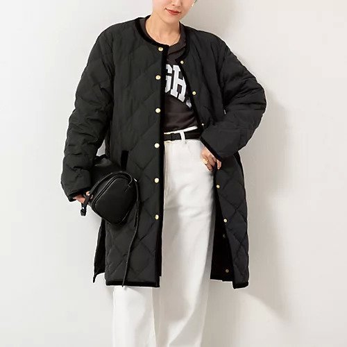 【ノーリーズ/NOLLEY'S】の【TAION LIMONTA】別注ベロアパイピングロングダウン インテリア・キッズ・メンズ・レディースファッション・服の通販 founy(ファニー) https://founy.com/ ファッション Fashion レディースファッション Ladies' Fashion Online トップス・カットソー Tops/Tshirt ベロア Velour イタリア Italy インナー Inner 軽量 Lightweight スペシャル Special タフタ Taffeta ダウン Down 別注 Special Order 防寒 Cold Protection おすすめ Recommend エレガント 上品 Elegant ビジネス 仕事 通勤 Business 2025年 2025 2025-2026秋冬・A/W Aw/Autumn/Winter/Fw/Fall/2025-2026 |ID: prp329100004594501 ipo3291000000032639151