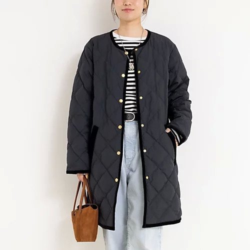【ノーリーズ/NOLLEY'S】の【TAION LIMONTA】別注ベロアパイピングロングダウン インテリア・キッズ・メンズ・レディースファッション・服の通販 founy(ファニー) https://founy.com/ ファッション Fashion レディースファッション Ladies' Fashion Online トップス・カットソー Tops/Tshirt ベロア Velour イタリア Italy インナー Inner 軽量 Lightweight スペシャル Special タフタ Taffeta ダウン Down 別注 Special Order 防寒 Cold Protection おすすめ Recommend エレガント 上品 Elegant ビジネス 仕事 通勤 Business 2025年 2025 2025-2026秋冬・A/W Aw/Autumn/Winter/Fw/Fall/2025-2026 |ID: prp329100004594501 ipo3291000000032639154