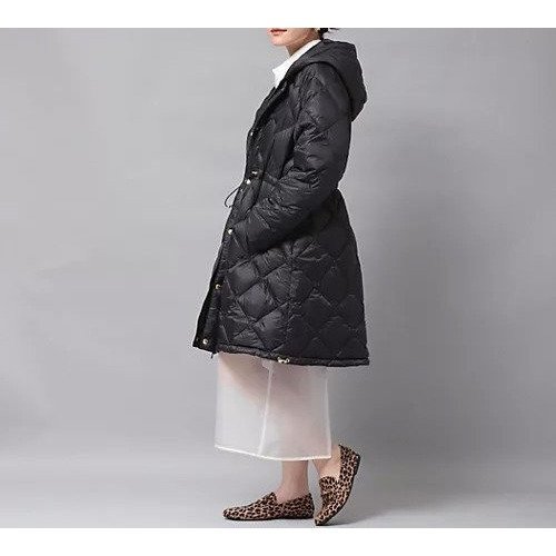 【ノーリーズ/NOLLEY'S】の【TAION/タイオン】別注ミドル丈Aラインフードダウン 人気、トレンドファッション・服の通販 founy(ファニー) 　ファッション　Fashion　レディースファッション　Fashion for Women　インナー　Innerwear　タフタ　Taffeta, Structured Fabric　ダウン　Down, Puffer　パール　Pearl, Pearl Accent　別注　Limited Edition, Custom Order　防寒　Cold Protection, Winter-Ready　ミドル　Middle Length, Mid Height　エレガント 上品　Elegant　2025年　2025　2025-2026秋冬・A/W　Autumn/Winter 2025–26 AW25–26　other-3|ID: prp329100004594502 ipo3291000000032639175