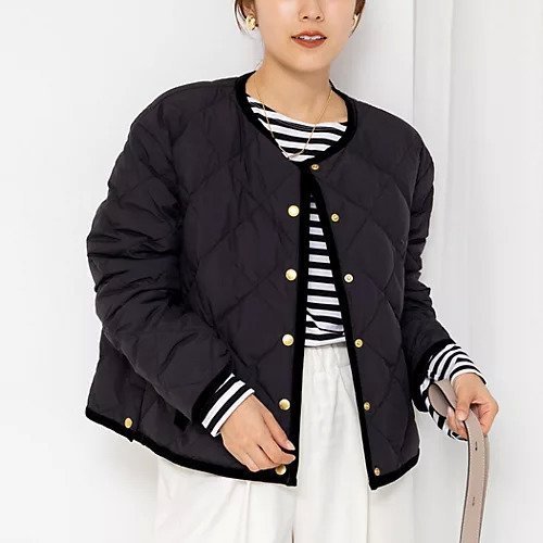 【ノーリーズ/NOLLEY'S】の【TAION LIMONTA】別注ベロアパイピングショートダウン インテリア・キッズ・メンズ・レディースファッション・服の通販 founy(ファニー) https://founy.com/ ファッション Fashion レディースファッション Ladies' Fashion Online トップス・カットソー Tops/Tshirt ベロア Velour イタリア Italy インナー Inner 軽量 Lightweight ショート Short スペシャル Special タフタ Taffeta ダウン Down 別注 Special Order 防寒 Cold Protection ロング Long ワイド Wide おすすめ Recommend エレガント 上品 Elegant ビジネス 仕事 通勤 Business 2025年 2025 2025-2026秋冬・A/W Aw/Autumn/Winter/Fw/Fall/2025-2026 |ID: prp329100004594504 ipo3291000000032639194