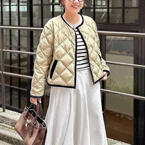 【ノーリーズ/NOLLEY'S】の【TAION LIMONTA】別注ベロアパイピングショートダウン インテリア・キッズ・メンズ・レディースファッション・服の通販 founy(ファニー) 　ファッション　Fashion　レディースファッション　Ladies' Fashion Online　トップス・カットソー　Tops/Tshirt　ベロア　Velour　イタリア　Italy　インナー　Inner　軽量　Lightweight　ショート　Short　スペシャル　Special　タフタ　Taffeta　ダウン　Down　別注　Special Order　防寒　Cold Protection　ロング　Long　ワイド　Wide　おすすめ　Recommend　エレガント 上品　Elegant　ビジネス 仕事 通勤　Business　2025年　2025　2025-2026秋冬・A/W　Aw/Autumn/Winter/Fw/Fall/2025-2026　ベージュ|ID: prp329100004594504 ipo3291000000032639199