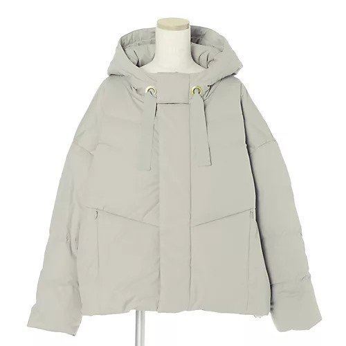 【エクラ/eclat】のショートダウン インテリア・キッズ・メンズ・レディースファッション・服の通販 founy(ファニー) 　ファッション　Fashion　レディースファッション　Ladies' Fashion Online　ショート　Short　ダウン　Down　ドローコード　Draw Cord　フォルム　Form　ポケット　Pocket　別注　Special Order　洗える　Washable　Oyster(ライトベージュ) eclat別注色|ID: prp329100004594517 ipo3291000000032639408