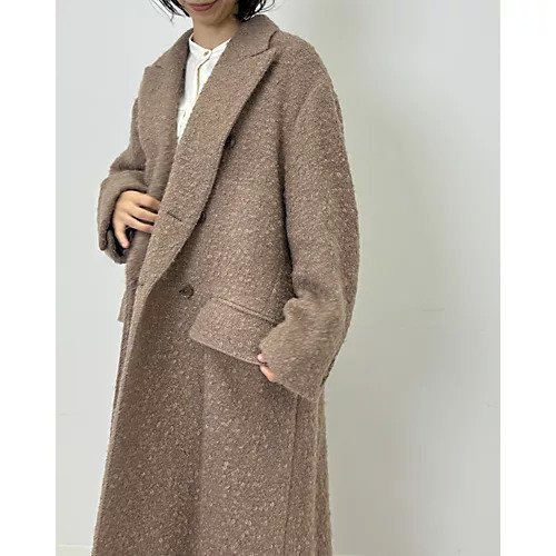 【クチュールドアダム/COUTURE D'ADAM】の【Marisol別注】ロングコート(ベージュ) 人気、トレンドファッション・服の通販 founy(ファニー) 　ファッション　Fashion　レディースファッション　Fashion for Women　アウター　Coat / Outerwear Collection　コート・ロングコート・ピーコート　Long Coats, Peacoats & More　イタリア　Italy　エレガント 上品　Elegant　コンパクト　Compact, Small Size　スタンダード　Standard, Basic　ビッグ　Big, Oversized　フランス　France, French　別注　Limited Edition, Custom Order　リラックス　Relax, Relaxed Fit　ロング　Long, Long-Length　2024年　2024　2024-2025秋冬・A/W　Autumn/Winter 2024–25 AW24–25　other-2|ID: prp329100004594530 ipo3291000000034620861