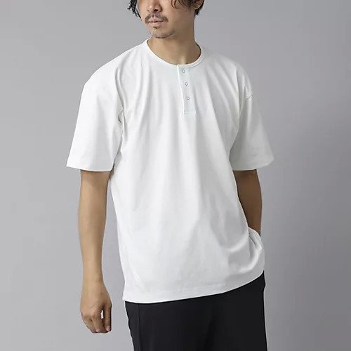 【ノーリーズ グッドマン/NOLLEY'S goodman / MEN】の【ACTIVE SECT】《限定展開》UVカット ヘンリーネックTシャツ 25SS インテリア・キッズ・メンズ・レディースファッション・服の通販 founy(ファニー) 　ファッション　Fashion　メンズファッション　Men's Style Online　2025年　2025　2025春夏・S/S　Ss,Spring/Summer,2025　ホワイト|ID: prp329100004594544 ipo3291000000032639695