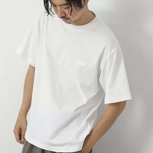 【ノーリーズ グッドマン/NOLLEY'S goodman / MEN】のスランクフィニッシング天竺クラフトワンポイントクジラT インテリア・キッズ・メンズ・レディースファッション・服の通販 founy(ファニー) 　ファッション　Fashion　メンズファッション　Men's Style Online　ホワイト|ID: prp329100004594545 ipo3291000000032639716