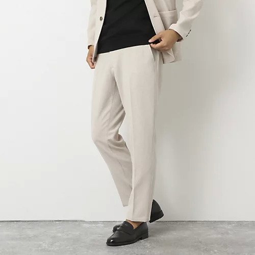 【ノーリーズ グッドマン/NOLLEY'S goodman / MEN】の《ビジカジ/セットアップ対応》EVALET 2WAYストレッチ吸水速乾ブッチャーイージーPT インテリア・キッズ・メンズ・レディースファッション・服の通販 founy(ファニー) 　ファッション　Fashion　メンズファッション　Fashion for Men　セットアップ　Matching Sets　ウォッシャブル　Machine Washable　ジャケット　Jacket, Outerwear　ストレッチ　Stretch, Stretchy Fabric　スニーカー　Sneakers, Trainers　セットアップ　Set-Up, Coordinated Outfit　ドローコード　Drawcord, Drawstring Cord　ビジネス 仕事 通勤　Business / Work / Commuting　メッシュ　Mesh, Net Fabric　吸水　Absorbent, Quick-Dry　ベージュ|ID: prp329100004594554 ipo3291000000032639796