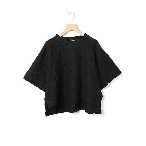 【ミディウミ/MidiUmi】のジャカードショートプルオーバー インテリア・キッズ・メンズ・レディースファッション・服の通販 founy(ファニー) https://founy.com/ ファッション Fashion レディースファッション Ladies' Fashion Online トップス・カットソー Tops/Tshirt プルオーバー Pullover カットソー Cut And Sew ショート Short シンプル Simple スリット Slit ワイド Wide 夏 Summer |ID: prp329100004595081 ipo3291000000032648236