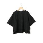 【ミディウミ/MidiUmi】のジャカードショートプルオーバー ブラック|ID: prp329100004595081 ipo3291000000032648237