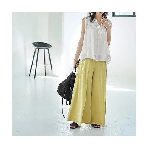 【スタイルデリ/STYLE DELI】の【LUXE】コットン楊柳ノースリブラウス 人気、トレンドファッション・服の通販 founy(ファニー) 　ファッション　Fashion　レディースファッション　Ladies' Fashion Online　トップス・カットソー　Tops/Tshirt　シャツ/ブラウス　Shirts/Blouses　インナー　Inner　春　Spring　ギャザー　Gather　サロペット　Overalls　タンク　Tank　ターコイズ　Turquoise　ダブル　Double　デニム　Denim　ノースリーブ　No Sleeve　フォルム　Form　フレア　Flare　フロント　Front　プリーツ　Pleats　ペンシル　Pencil　ポケット　Pocket　水着　Swimsuit　リボン　Ribbon　S/S・春夏　Ss・Spring/Summer　夏　Summer　other-3|ID: prp329100004595086 ipo3291000000032648298