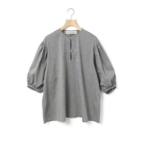 【ミディウミ/MidiUmi】のスキッパースモックシャツ インテリア・キッズ・メンズ・レディースファッション・服の通販 founy(ファニー) https://founy.com/ ファッション Fashion レディースファッション Ladies' Fashion Online トップス・カットソー Tops/Tshirt シャツ/ブラウス Shirts/Blouses グラデーション Gradation シャンブレー Chambray シンプル Simple スモック Smock セットアップ Set Up ビンテージ Vintage ボトム Bottom 人気 Popularity 今季 This Season 無地 Plain Color |ID: prp329100004595088 ipo3291000000032648306
