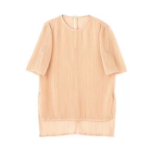 【アドーア/ADORE】のシアーランダムプリーツブラウス 人気、トレンドファッション・服の通販 founy(ファニー) 　ファッション　Fashion　レディースファッション　Ladies' Fashion Online　トップス・カットソー　Tops/Tshirt　シャツ/ブラウス　Shirts/Blouses　おすすめ　Recommend　インナー　Inner　シアー　Sheer　シフォン　Chiffon　シンプル　Simple　ジャケット　Jacket　スタンダード　Standard　セットアップ　Set Up　ドレス　Dress　ノースリーブ　No Sleeve　フィット　Fit　フォルム　Form　プリーツ　Pleats　ベーシック　Basic　ランダム　Random　エレガント 上品　Elegant　夏　Summer　春　Spring　S/S・春夏　Ss・Spring/Summer　 other-1|ID: prp329100004595090 ipo3291000000032648323