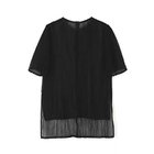 【アドーア/ADORE】のシアーランダムプリーツブラウス ブラック|ID: prp329100004595090 ipo3291000000032648327