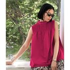 【スタイルデリ/STYLE DELI】のシャーリングコットンノースリブラウス 人気、トレンドファッション・服の通販 founy(ファニー) ファッション Fashion レディースファッション Ladies' Fashion Online トップス・カットソー Tops/Tshirt シャツ/ブラウス Shirts/Blouses インナー Inner 春 Spring カーディガン Cardigan キャミソール Camisole サロペット Overalls シャーリング Shirring ジャケット Jacket スタンド Stand ノースリーブ No Sleeve フィット Fit フォルム Form ペンシル Pencil ポケット Pocket ワイド Wide S/S・春夏 Ss・Spring/Summer 夏 Summer thumbnail ピオニー|ID: prp329100004595095 ipo3291000000032648423