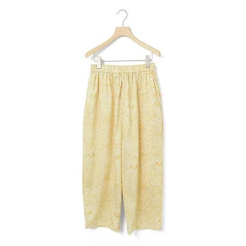 【ミディウミ/MidiUmi】のリバティプリントパンツ インテリア・キッズ・メンズ・レディースファッション・服の通販 founy(ファニー) 　ファッション　Fashion　レディースファッション　Ladies' Fashion Online　パンツ　Pants　ドレープ　Drape　ブロック　Block　プリント　Print　ボタニカル　Botanical　ワーク　Work　別注　Special Order　夏　Summer　イエロー|ID: prp329100004595097 ipo3291000000032648451