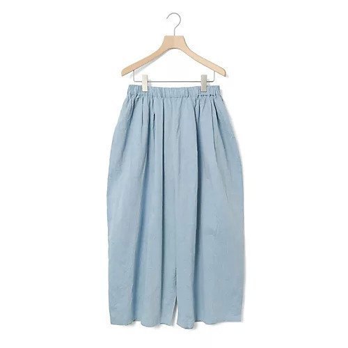 【ミディウミ/MidiUmi】のタックイージーパンツ インテリア・キッズ・メンズ・レディースファッション・服の通販 founy(ファニー) 　ファッション　Fashion　レディースファッション　Ladies' Fashion Online　パンツ　Pants　グラデーション　Gradation　シャンブレー　Chambray　シンプル　Simple　セットアップ　Set Up　人気　Popularity　今季　This Season　無地　Plain Color　ライトブルー|ID: prp329100004595098 ipo3291000000032648466