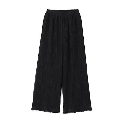 【アドーア/ADORE】のシアーランダムプリーツパンツ インテリア・キッズ・メンズ・レディースファッション・服の通販 founy(ファニー) 　ファッション　Fashion　レディースファッション　Ladies' Fashion Online　パンツ　Pants　おすすめ　Recommend　シアー　Sheer　シフォン　Chiffon　シンプル　Simple　スタンダード　Standard　セットアップ　Set Up　フィット　Fit　フォルム　Form　プリーツ　Pleats　ランダム　Random　リラックス　Relax　エレガント 上品　Elegant　夏　Summer　春　Spring　S/S・春夏　Ss・Spring/Summer　ブラック|ID: prp329100004595100 ipo3291000000032648481