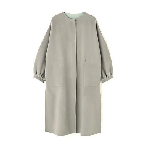 【アドーア/ADORE】のバイカラーリバーコート インテリア・キッズ・メンズ・レディースファッション・服の通販 founy(ファニー) 　ファッション　Fashion　レディースファッション　Fashion for Women　アウター　Coat / Outerwear Collection　コート・ロングコート・ピーコート　Long Coats, Peacoats & More　スタンダード　Standard, Basic　グレーxグリーン|ID: prp329100004595116 ipo3291000000032648663