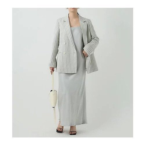 【カオス/Chaos】のストライパージャケット 人気、トレンドファッション・服の通販 founy(ファニー) 　ファッション　Fashion　レディースファッション　Ladies' Fashion Online　アウター　Coat Outerwear　ジャケット　Jackets　ショート　Short　ジャケット　Jacket　ストライプ　Stripe　ダブル　Double　バランス　Balance　定番　Standard　other-2|ID: prp329100004596226 ipo3291000000032662172