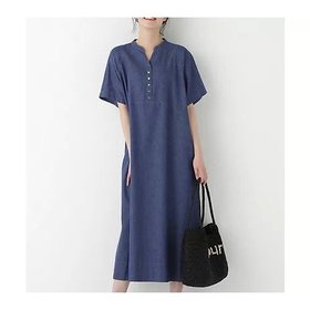 【ヒューマンウーマン/HUMAN WOMAN】 ライトオンスデニムワンピース人気、トレンドファッション・服の通販 founy(ファニー) ファッション Fashion レディースファッション Ladies' Fashion Online ワンピース Dress おすすめ Recommend サンダル Sandals スニーカー Sneakers スリーブ Sleeve デニム Denim ビッグ Big 夏 Summer |ID:prp329100004597393