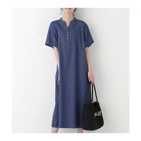 【ヒューマンウーマン/HUMAN WOMAN】のライトオンスデニムワンピース 人気、トレンドファッション・服の通販 founy(ファニー) ファッション Fashion レディースファッション Ladies' Fashion Online ワンピース Dress おすすめ Recommend サンダル Sandals スニーカー Sneakers スリーブ Sleeve デニム Denim ビッグ Big 夏 Summer |ID:prp329100004597393