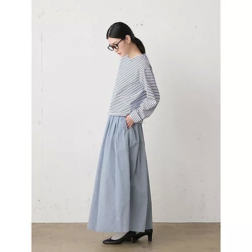 【ミディウミ/MidiUmi】のシャンブレーギャザースカート 人気、トレンドファッション・服の通販 founy(ファニー) ファッション Fashion レディースファッション Fashion for Women スカート Skirts シャンブレー Chambray, Denim-Like Fabric シンプル Simple, Minimal ベーシック Basic, Essential リラックス Relax, Relaxed Fit ロング Long, Long-Length ワッシャー Washer, Crinkled Finish 人気 Popular, Best Seller other-3|ID: prp329100004597398 ipo3291000000034816645