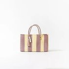 【レトラ/Letra】のMERCADO BAG - Letra hal ORIGINAL STRIPE Cream / Metallic Pink|ID: prp329100004597402 ipo3291000000032674714