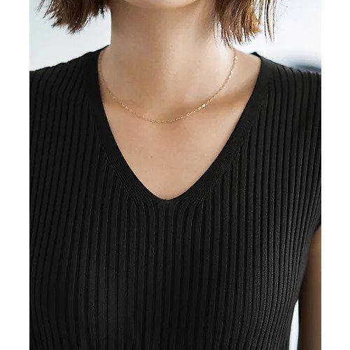 【スタイルデリ/STYLE DELI】の薄手なとろみシャリ感Vネックトップス 人気、トレンドファッション・服の通販 founy(ファニー) 　ファッション　Fashion　レディースファッション　Ladies' Fashion Online　トップス・カットソー　Tops/Tshirt　Vネック　V-Neck　インナー　Inner　カットソー　Cut And Sew　軽量　Lightweight　サロペット　Overalls　シンプル　Simple　ジャケット　Jacket　ストレート　Straight　スリット　Slit　とろみ　Thickness　タンク　Tank　デコルテ　Decolletage　定番　Standard　ノースリーブ　No Sleeve　バランス　Balance　フィット　Fit　フォルム　Form　ベーシック　Basic　夏　Summer　エレガント 上品　Elegant　other-3|ID: prp329100004597455 ipo3291000000032675293