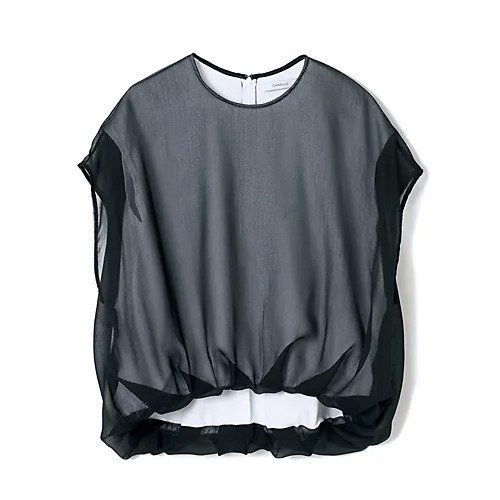 【ドメル/DOMELLE】のレイヤードトップス 人気、トレンドファッション・服の通販 founy(ファニー) 　ファッション　Fashion　レディースファッション　Ladies' Fashion Online　トップス・カットソー　Tops/Tshirt　ギャザー　Gather　ジョーゼット　Georgette　ブラウジング　Browsing　夏　Summer　洗える　Washable　 other-1|ID: prp329100004598381 ipo3291000000032685104