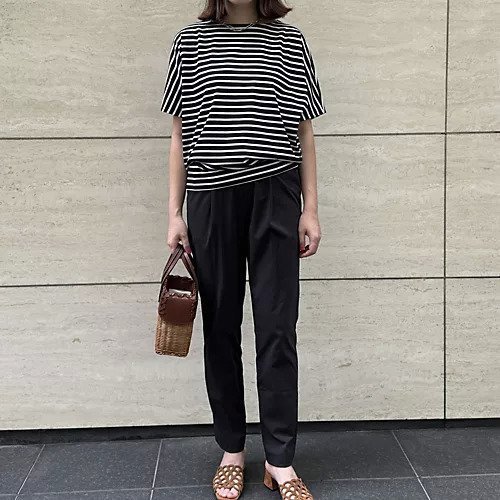 【エクラ/eclat】の【別注】大人ボーダーTシャツ 人気、トレンドファッション・服の通販 founy(ファニー) 　ファッション　Fashion　レディースファッション　Ladies' Fashion Online　トップス・カットソー　Tops/Tshirt　シャツ/ブラウス　Shirts/Blouses　ロング / Tシャツ　T-Shirts　イタリア　Italy　ジャージー　Jersey　ボーダー　Border　エレガント 上品　Elegant　別注　Special Order　洗える　Washable　other-3|ID: prp329100004598382 ipo3291000000032685111