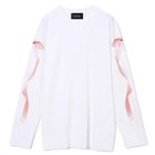 【シモーン ロシャ/SIMONE ROCHA】のRIBBON BOW TAIL PRINT LONG SLEEVE T-SHIRT 人気、トレンドファッション・服の通販 founy(ファニー) ファッション Fashion レディースファッション Fashion for Women トップス・カットソー Cut & Sew Tops シャツ・ブラウス・オフィスカジュアル Elegant Blouses & Button-Ups ロングTシャツ・Tシャツ Longline T-Shirts & Tees 2025年 2025 2025-2026秋冬・A/W Autumn/Winter 2025–26 AW25–26 バランス Balance, Style Balance プリント Print, Printed Pattern ボックス Boxy, Box Shape リボン Ribbon, Bow ロング Long, Long-Length 洗える Machine Washable thumbnail WHITE/PINK|ID: prp329100004598384 ipo3291000000034365195