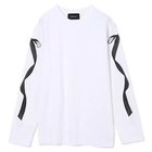 【シモーン ロシャ/SIMONE ROCHA】のRIBBON BOW TAIL PRINT LONG SLEEVE T-SHIRT WHITE/BLACK|ID: prp329100004598384 ipo3291000000034941372