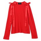 【シモーン ロシャ/SIMONE ROCHA】のBOW RIBBON TAIL LONG SLEEVE T-SHIRT RED|ID: prp329100004598386 ipo3291000000036281378