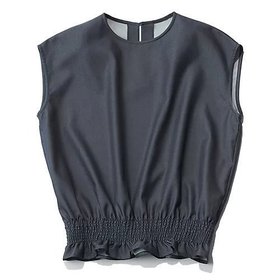 【エムセブンデイズ/M7days】 裾シャーリングブラウス人気、トレンドファッション・服の通販 founy(ファニー) ファッション Fashion レディースファッション Ladies' Fashion Online トップス・カットソー Tops/Tshirt シャツ/ブラウス Shirts/Blouses なめらか Smooth エレガント 上品 Elegant シャーリング Shirring シンプル Simple ノースリーブ No Sleeve パーティ Party フォルム Form ボトム Bottom 洗える Washable |ID:prp329100004598388