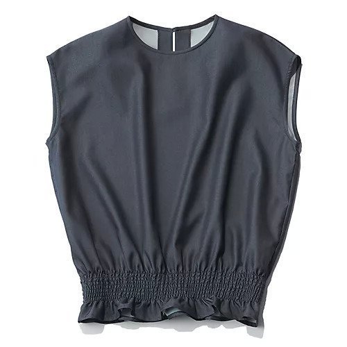 【エムセブンデイズ/M7days】の裾シャーリングブラウス 人気、トレンドファッション・服の通販 founy(ファニー) 　ファッション　Fashion　レディースファッション　Ladies' Fashion Online　トップス・カットソー　Tops/Tshirt　シャツ/ブラウス　Shirts/Blouses　なめらか　Smooth　エレガント 上品　Elegant　シャーリング　Shirring　シンプル　Simple　ノースリーブ　No Sleeve　パーティ　Party　フォルム　Form　ボトム　Bottom　洗える　Washable　 other-1|ID: prp329100004598388 ipo3291000000032685136