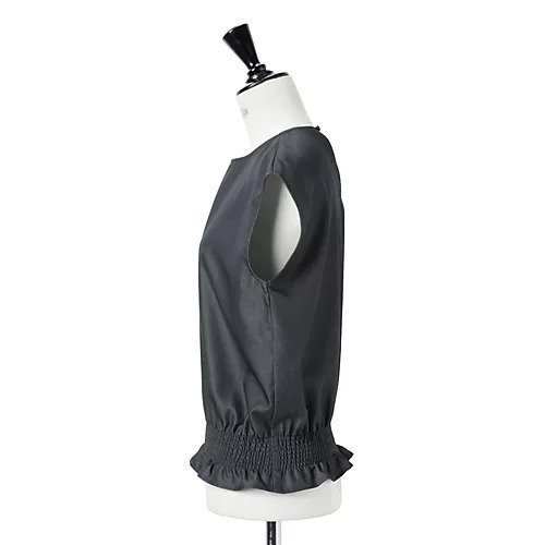 【エムセブンデイズ/M7days】の裾シャーリングブラウス 人気、トレンドファッション・服の通販 founy(ファニー) 　ファッション　Fashion　レディースファッション　Ladies' Fashion Online　トップス・カットソー　Tops/Tshirt　シャツ/ブラウス　Shirts/Blouses　なめらか　Smooth　エレガント 上品　Elegant　シャーリング　Shirring　シンプル　Simple　ノースリーブ　No Sleeve　パーティ　Party　フォルム　Form　ボトム　Bottom　洗える　Washable　other-3|ID: prp329100004598388 ipo3291000000032685140