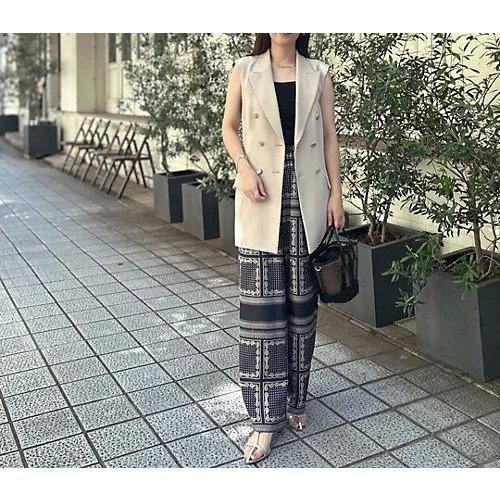 【エムセブンデイズ/M7days】のペイズリー ドットプリントワイドパンツ 人気、トレンドファッション・服の通販 founy(ファニー) 　ファッション　Fashion　レディースファッション　Fashion for Women　パンツ　Pants & Trousers　エスニック　Ethnic Style　シンプル　Simple, Minimal　ツイル　Twist, Twisted Detail　ドット　Polka Dot, Dot Pattern　バンダナ　Bandana, Head Scarf　プリント　Print, Printed Pattern　ペイズリー　Paisley, Ethnic Pattern　ミックス　Mix, Mixed Style　ワイド　Wide, Wide Fit　楽ちん　Easy Fit, Comfortable　洗える　Machine Washable　other-3|ID: prp329100004598394 ipo3291000000033170969