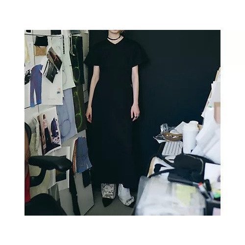 【フォトコピュー/PHOTOCOPIEU】のT DRESS 人気、トレンドファッション・服の通販 founy(ファニー) 　ファッション　Fashion　レディースファッション　Fashion for Women　ワンピース　Dresses　フォーマル・パーティードレス・結婚式用ドレス　Elegant & Casual Dresses　2025年　2025　2025-2026秋冬・A/W　Autumn/Winter 2025–26 AW25–26　シェイプ　Shape, Slim Fit　ドレープ　Drape, Draping Fabric　フレア　Flare, Flared　エレガント 上品　Elegant　洗える　Machine Washable　other-2|ID: prp329100004598399 ipo3291000000034366379