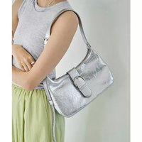 【スタイルデリ/STYLE DELI】の表面加工ベルト留めショルダーバッグ 人気、トレンドファッション・服の通販 founy(ファニー) ファッション Fashion レディースファッション Ladies' Fashion Online バッグ Bag ベルト Belts 軽量 Lightweight ショルダー Shoulder シルバー Silver スタイリッシュ Stylish 財布 Wallet 定番 Standard フェイクレザー Faux Leather ベーシック Basic ポケット Pocket ポーチ Pouch マグネット Magnet ラップ Wrap ループ Loop |ID:prp329100004598406