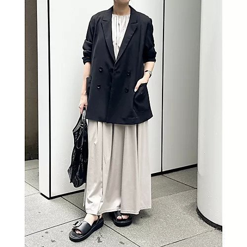 【エムセブンデイズ/M7days】のダブルブレストシアージャケット 人気、トレンドファッション・服の通販 founy(ファニー) 　ファッション　Fashion　レディースファッション　Ladies' Fashion Online　アウター　Coat Outerwear　ジャケット　Jackets　シアー　Sheer　ジャケット　Jacket　ダブル　Double　ビジネス 仕事 通勤　Business　定番　Standard　洗える　Washable　軽量　Lightweight　other-3|ID: prp329100004598417 ipo3291000000032685953
