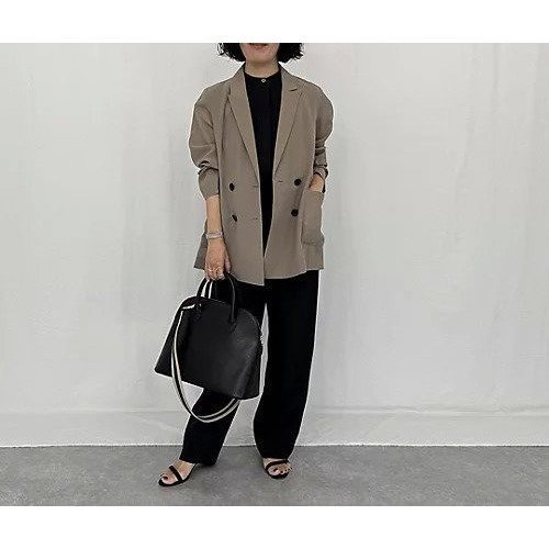 【エムセブンデイズ/M7days】のダブルブレストシアージャケット 人気、トレンドファッション・服の通販 founy(ファニー) 　ファッション　Fashion　レディースファッション　Fashion for Women　アウター　Coat / Outerwear Collection　レディースジャケット・軽アウター　Jackets　シアー　Sheer, See-Through　ジャケット　Jacket, Outerwear　ダブル　Double, Double-Breasted　ビジネス 仕事 通勤　Business / Work / Commuting　定番　Standard, Basic Item　洗える　Machine Washable　軽量　Lightweight, Ultra Light　other-3|ID: prp329100004598417 ipo3291000000034070290