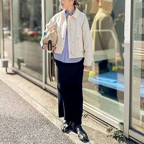 【ノーリーズソフィー/NOLLEY'S sophi】の中空チノトラペーズブルゾン 人気、トレンドファッション・服の通販 founy(ファニー) 　ファッション　Fashion　レディースファッション　Ladies' Fashion Online　アウター　Coat Outerwear　ブルゾン　Blouson/Jackets　2025年　2025　2025春夏・S/S　Ss,Spring/Summer,2025　インナー　Inner　ショート　Short　バランス　Balance　ブルゾン　Blouson　ポケット　Pocket　other-2|ID: prp329100004598418 ipo3291000000032685283